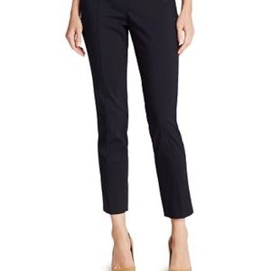 Tory Burch Navy Ponte Cropped Flare Pant